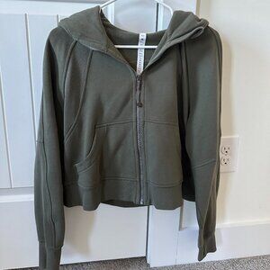 Lulu Lemon Scuba oversize full zip hoodie, size XS/S